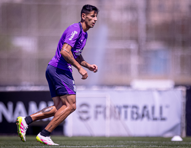 Fabrizio Angileri em prepara��o pelo Corinthians