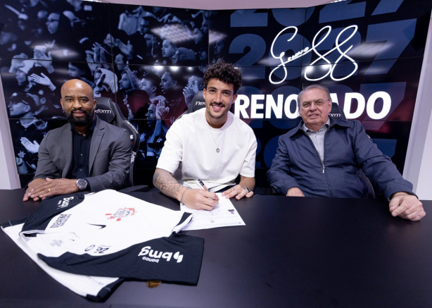 Corinthians divulga renovação com Gustavo Henrique até 2027
