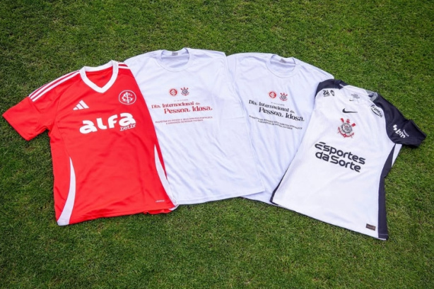 Camisas que serão utilizadas durante a campanha em celebração ao Dia Internacional da Pessoa Idosa