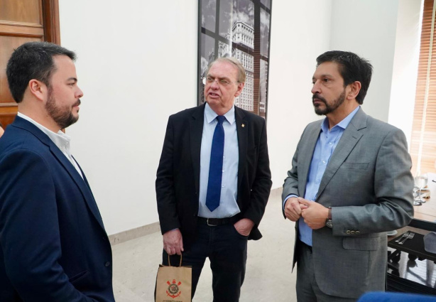 Osmar Stabile e Ricardo Nunes se encontraram nesta sexta-feira