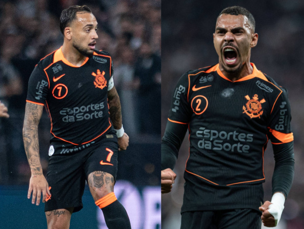 Dupla recebe terceiro amarelo e desfalca o Corinthians no próximo duelo do Brasileirão
