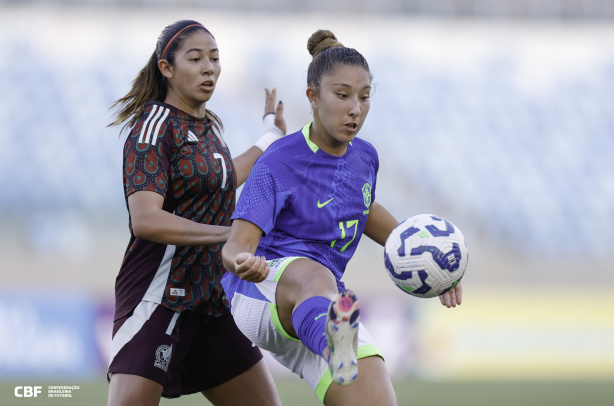 Gaby Tomé foi titular na vitória sobre o México, por 1 a 0