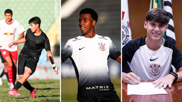 Corinthians anuncia aditivo salarial com trio da base
