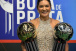 Gabi Zanotti e suas premia��es do trof�u Bola de Prata