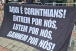 Torcida do Corinthians exibe faixas de cobran�a ao elenco antes de decis�o pela Copa do Brasil