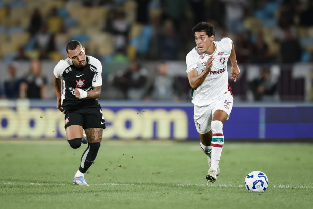 Gabriel Fuentes esteve em ação contra o Corinthians nesta temporada
