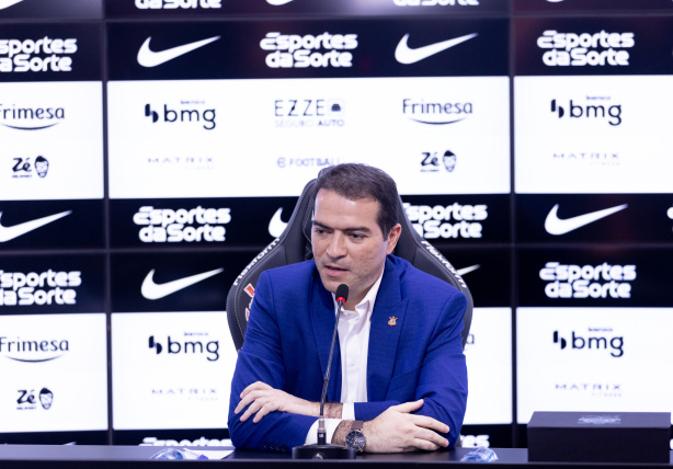Marcelo Paz foi apresentado como executivo de futebol do Corinthians nesta sexta-feira