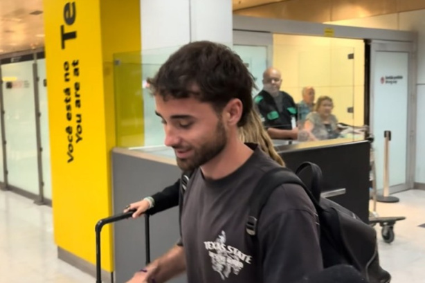 Pedro Milans desembarcou em São Paulo na madrugada desta quarta-feira
