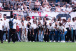 Elenco feminino do Corinthians marca presen�a em�ritual de S�o Jorge no Majestoso; confira
