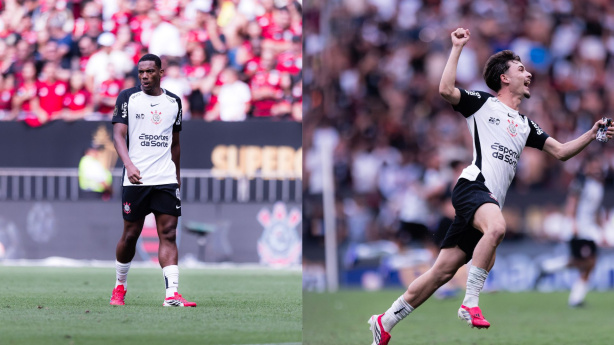 André Luiz e Breno Bidon foram titulares no título do Corinthians na Supercopa do Brasil