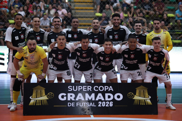 Corinthians est� eliminado da Super Copa Gramado de Futsal ao perder para o Atl�ntico nos p�naltis
