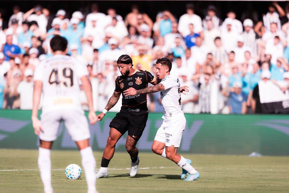 Corinthians perde chances, não aproveita vantagem numérica e empata contra o Santos! 