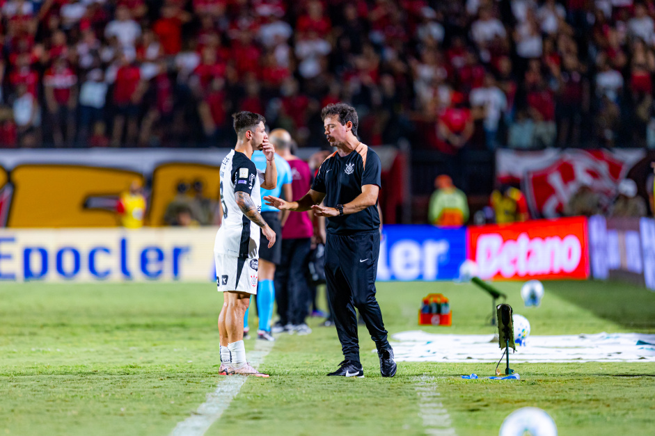 Fernando Diniz comenta sobre a situao do Corinthians aps empate no Brasileiro