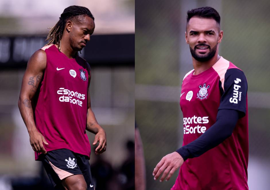 André Carrillo e Raniele são testados na lateral do Corinthians para duelo contra o Vasco