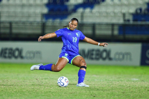 Kaillany Ranifah foi titular da Seleção Brasileira na classificação à semifinal do Sul-Americano
