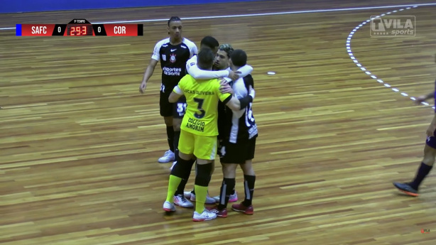 Corinthians empata com o Santo André em jogo equilibrado pelo Paulista de Futsal