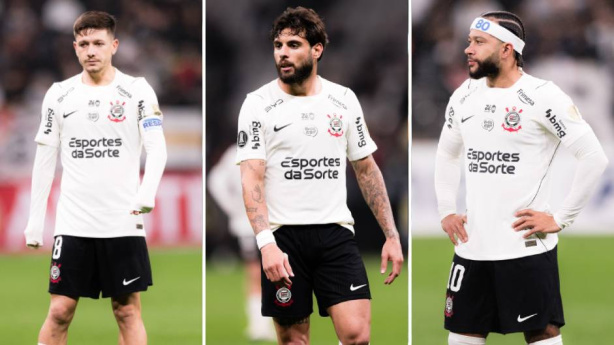 Trio GYM volta a atuar junto como titular pelo Corinthians após mais de três meses