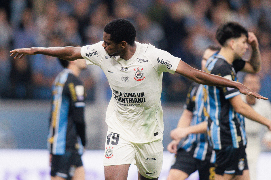 VITÓRIA GIGANTE! Corinthians leva susto, mas domina e bate o Grêmio por 3 a 1 fora de casa