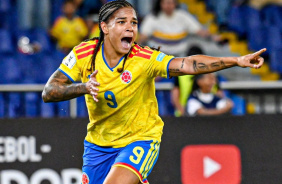 Gisela Robledo marcou o �nico gol da vit�ria contra o Uruguai