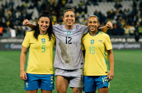 Duda Sampaio, Lel� e Tha�s Ferreira foram titulares no duelo contra os Estados Unidos
