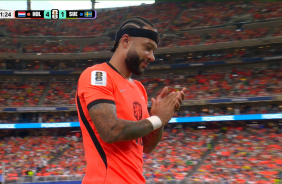 Memphis deu uma assist�ncia na goleada da Holanda sobre a Su�cia