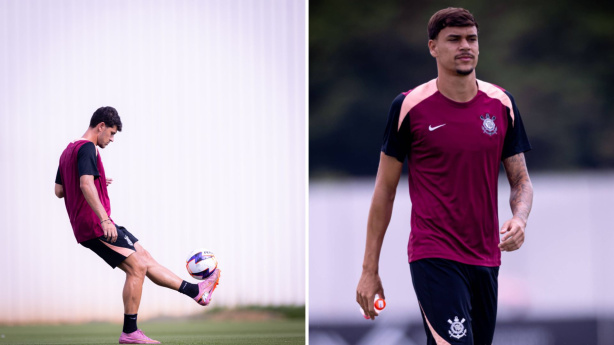Hugo Farias e João Pedro buscam retomar espaço no Corinthians após reapresentação