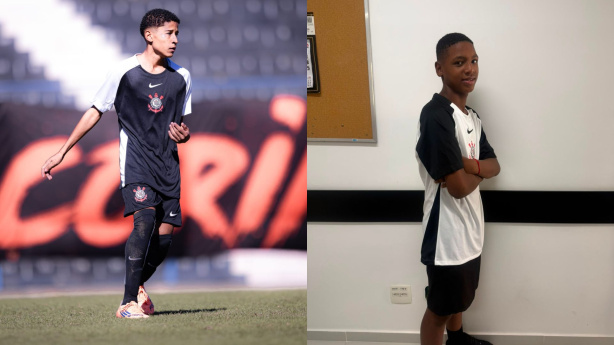 Riquelme e Ryan Gabriel chegaram ao Sub-14 do Corinthians