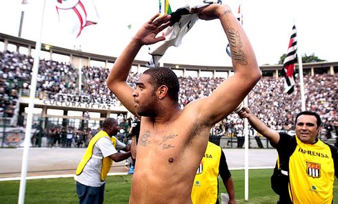 Adriano fez o gol que garantiu a vitria do Corinthians em cima do Atltico-MG