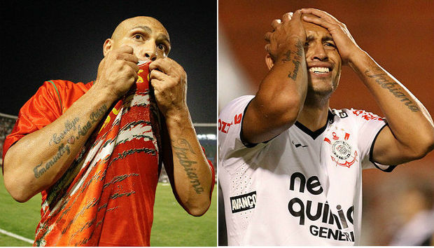 Contraste: o mesmo Edno que se apaixonou pela Portuguesa fracassou quando foi jogador do Corinthians