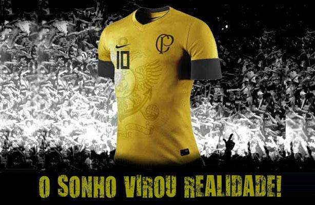 A camisa do Corinthians criada por torcedores ser produzida