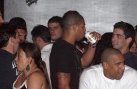 Adriano numa festa no Rio
