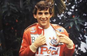 Ayrton Senna usava a camisa do Corinthians embaixo do macaco