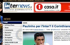 Com gol de Guilherme, imprensa italiana volta a especular presena de Paulinho na Inter