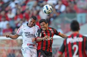 Corinthians atacou bastante mas empatou contra o Atltico-PR