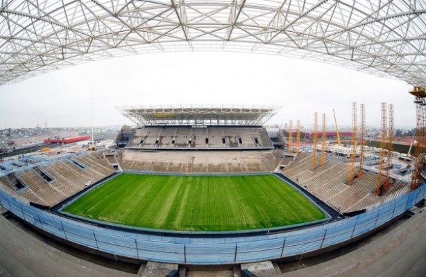 Arena Corinthians j tem 84% de concluso