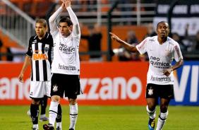 No primeiro turno o Corinthians venceu o Atlético-MG