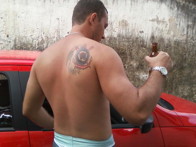Tatuagem do Corinthians do Adriele