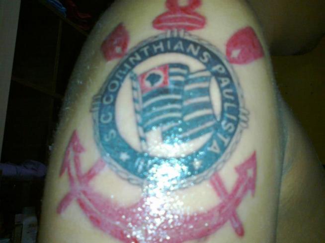 Tatuagem do Corinthians do Alex