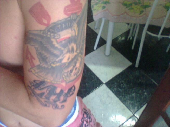 Tatuagem do Corinthians do alex
