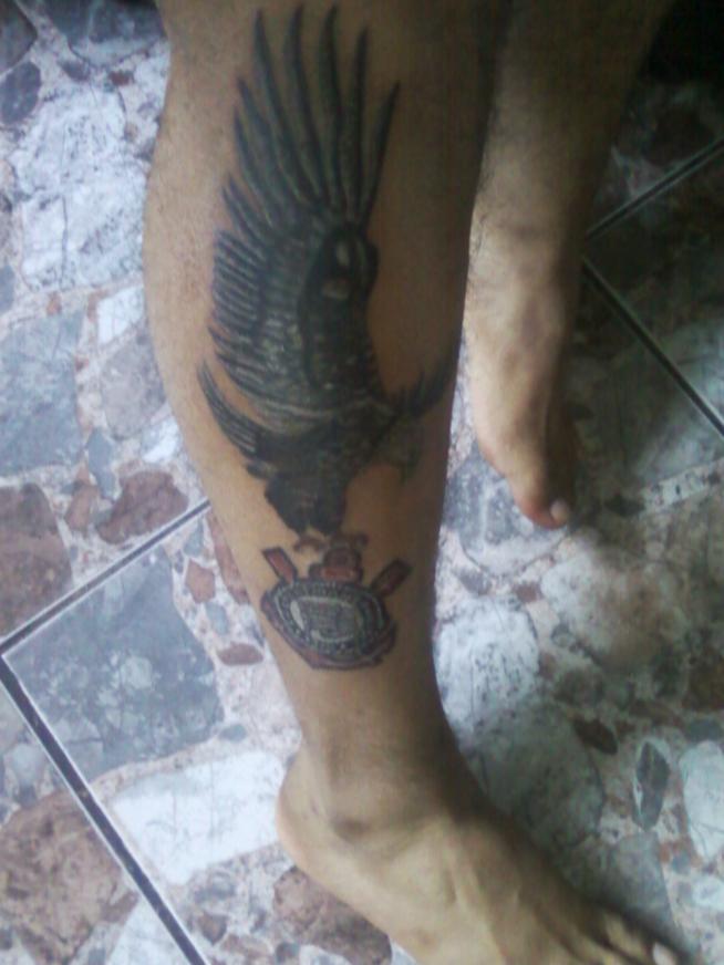 Tatuagem do Corinthians do Alexandre