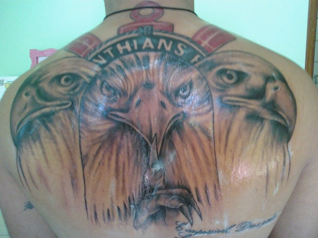 Tatuagem do Corinthians do Alison Rodrigo