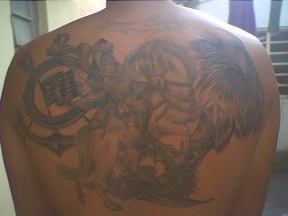 Tatuagem do Corinthians do Alisson