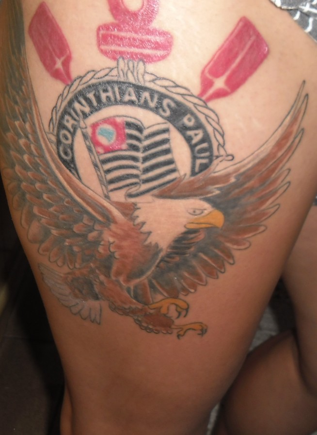 Tatuagem do Corinthians da amanda