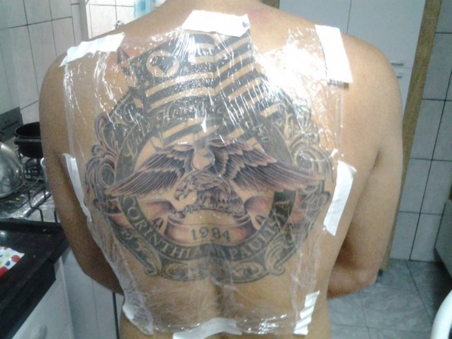 Tatuagem do Corinthians da ana