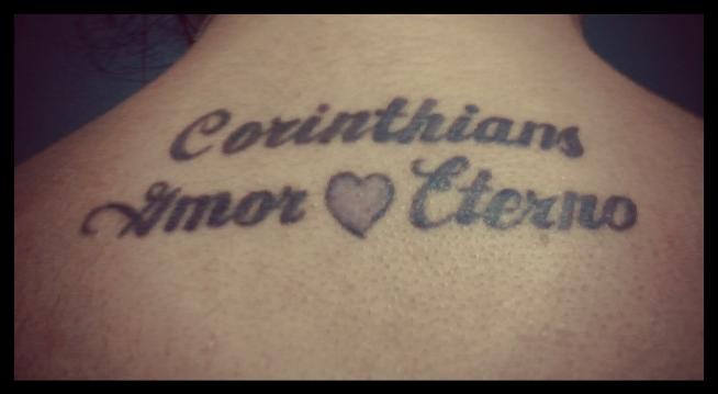 Tatuagem do Corinthians da Ana