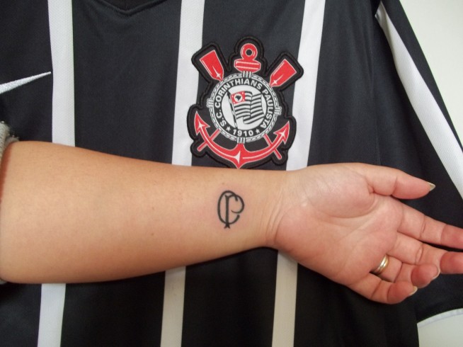 Tatuagem do Corinthians do Andr