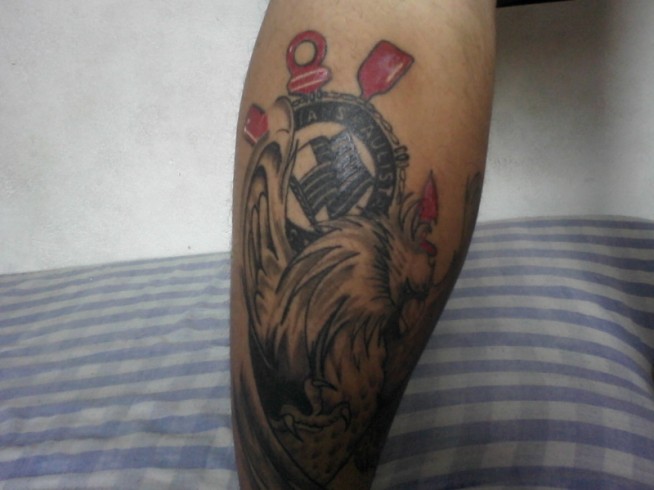 Tatuagem do Corinthians do Andr�