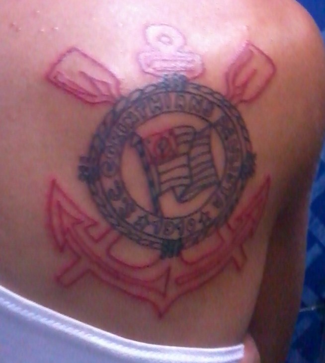 Tatuagem do Corinthians da ngela
