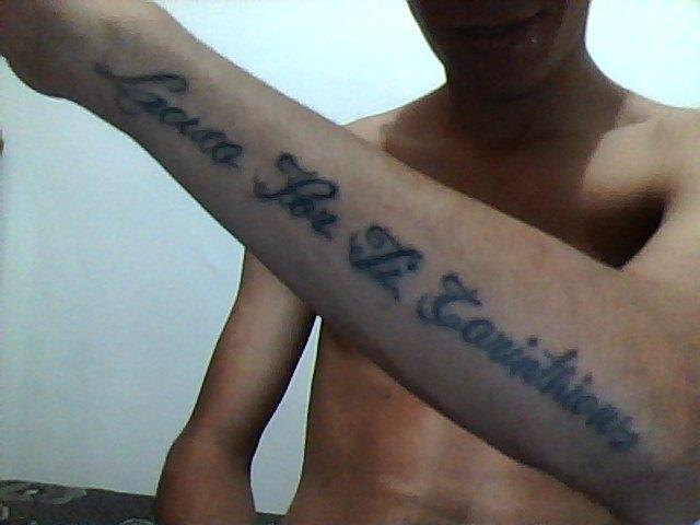 Tatuagem do Corinthians do Carlos