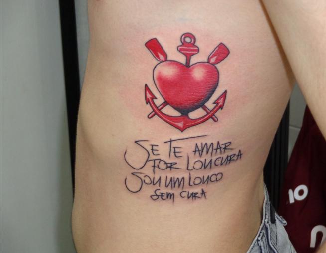 Tatuagem do Corinthians do Cecato